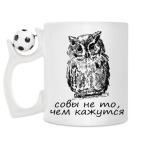 Кружка с футбольным мячиком