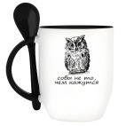 Кружка с ложкой