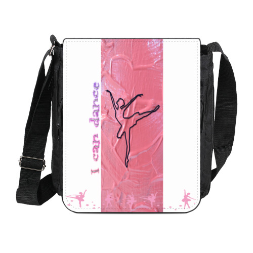 Сумка на плечо (мини-планшет) с принтом I can dance