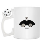 Кружка с футбольным мячиком