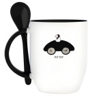 Кружка с ложкой