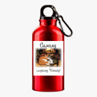 Металлическая бутылка 400 мл UV-DTF