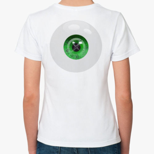 Классическая футболка с принтом я вижу