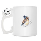 Кружка с футбольным мячиком