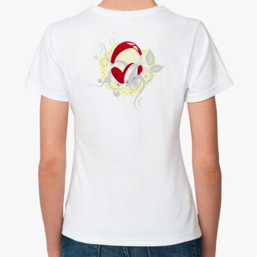 Классическая футболка с принтом  City Life