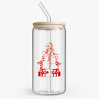 Банка с бамбуковой крышкой