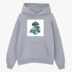 Толстовка худи оверсайз