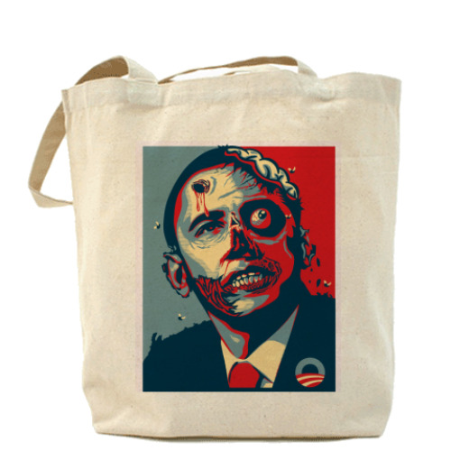 Сумка шоппер Зомби-Обама! ZOMBAMA!!!