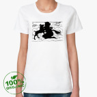 Женская футболка органик