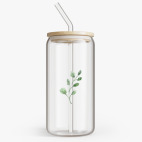 Банка с бамбуковой крышкой