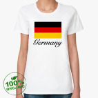 Женская футболка органик