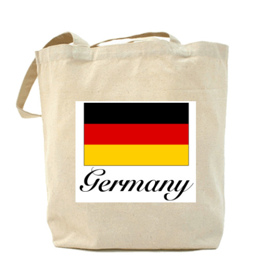 Сумка шоппер с принтом germany