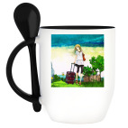 Кружка с ложкой