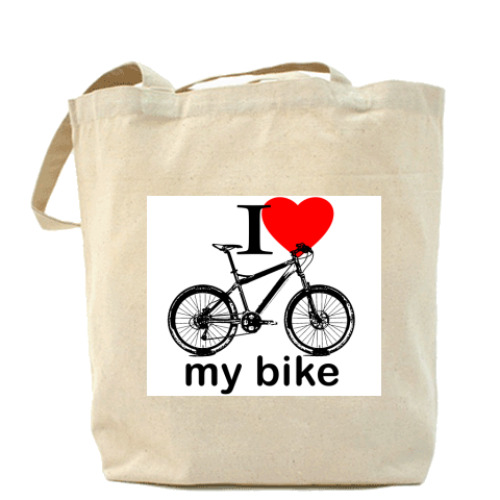 Сумка шоппер I love my bike