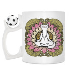 Кружка с футбольным мячиком