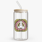 Банка с бамбуковой крышкой