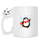 Кружка с футбольным мячиком