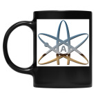 Кружка цветная UV-DTF