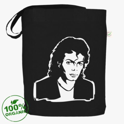 Сумка шоппер с принтом  MJ