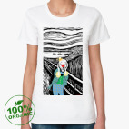 Женская футболка органик