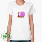 Женская футболка органик