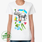 Женская футболка органик