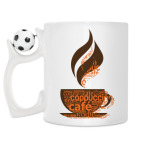 Кружка с футбольным мячиком