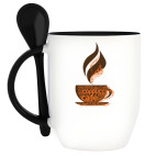 Кружка с ложкой