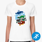 Женская спортивная футболка