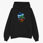 Толстовка худи оверсайз