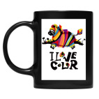 Кружка цветная UV-DTF