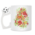 Кружка с футбольным мячиком