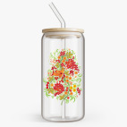 Банка с бамбуковой крышкой