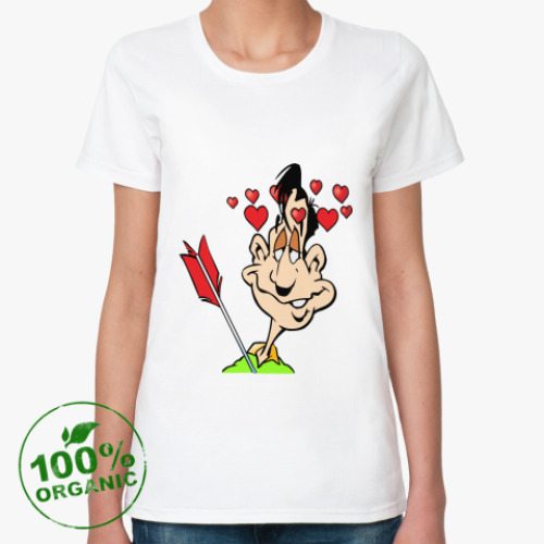 Женская футболка из органик-хлопка Влюбленный