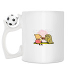 Кружка с футбольным мячиком