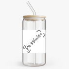 Банка с бамбуковой крышкой