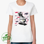 Женская футболка органик