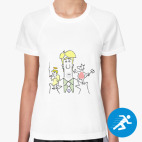 Женская спортивная футболка