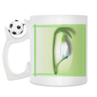 Кружка с футбольным мячиком