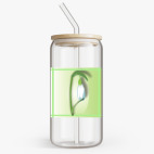 Банка с бамбуковой крышкой