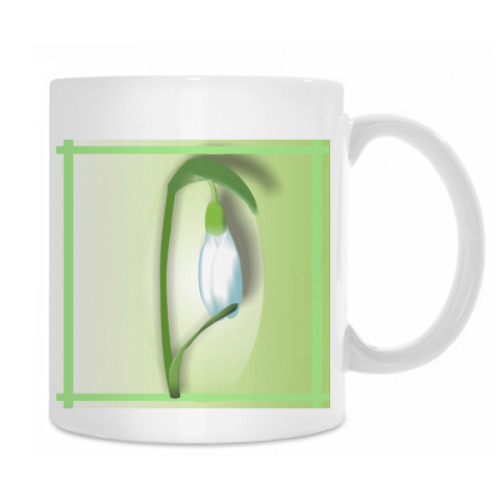 Кружка с принтом Галянтус