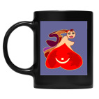 Кружка цветная UV-DTF