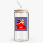 Банка с бамбуковой крышкой