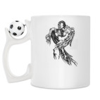 Кружка с футбольным мячиком