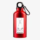 Металлическая бутылка 400 мл UV-DTF