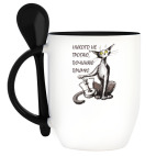 Кружка с ложкой