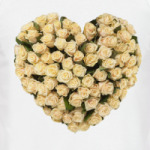 Сердце из роз