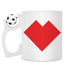 Кружка с футбольным мячиком