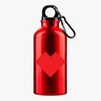 Металлическая бутылка 400 мл UV-DTF