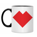 Кружка двухцветная